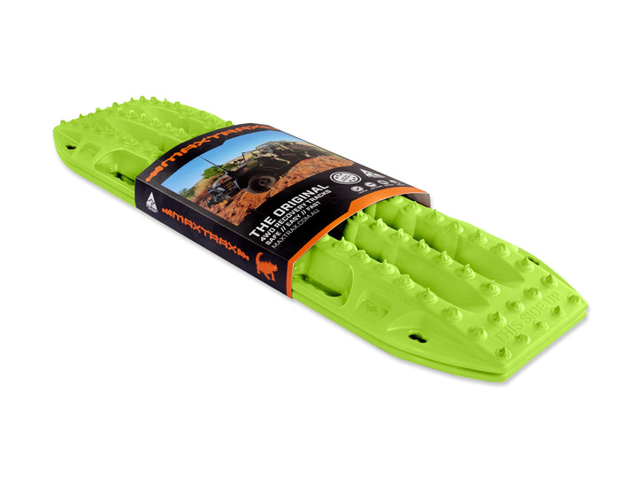 Mark II Recovery Tracks - Lime Green (Pair) - By MAXTRAX