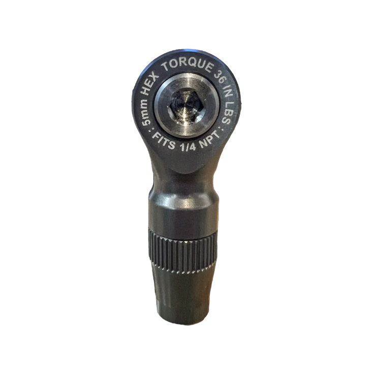 BANJO FITTING FOR CRS - 1/4 NPT TO APEX 3/8 BRAIDED AIR HOSE