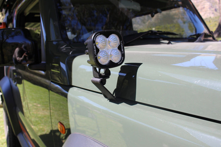 Jimny Bonnet Light Bracket