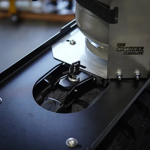 Gas Bottle Holder for Tyre Rack