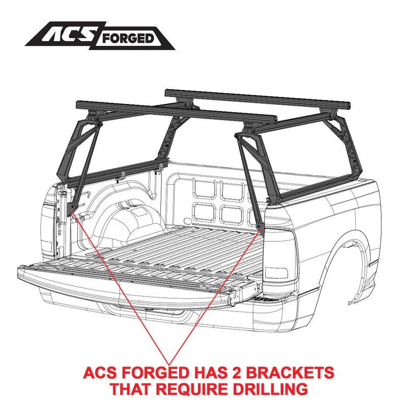 ACS FORGED Bed Rack for RAM TRUCKS