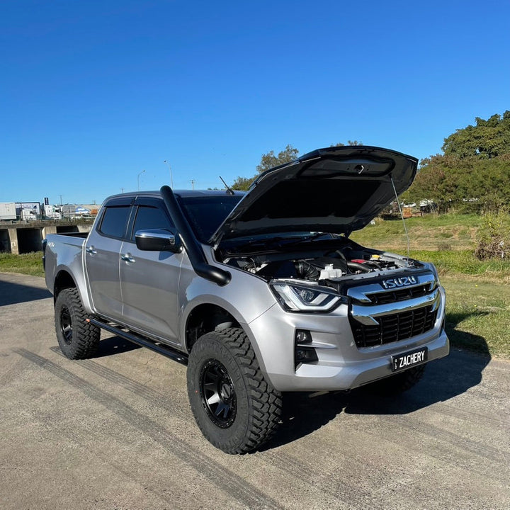 Isuzu Dmax 2020 Onwards Stainless Snorkel and Alloy Panel Filter Airbox Kit (Short & Mid Entry Available)
