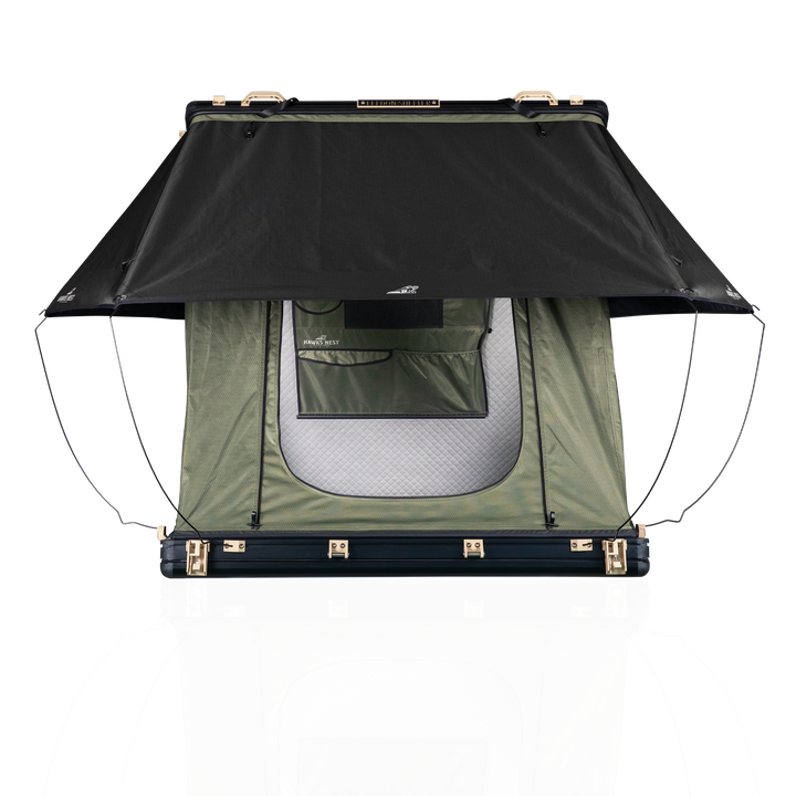 Hawk's Nest V2 Rooftop Tent - Wide - Green