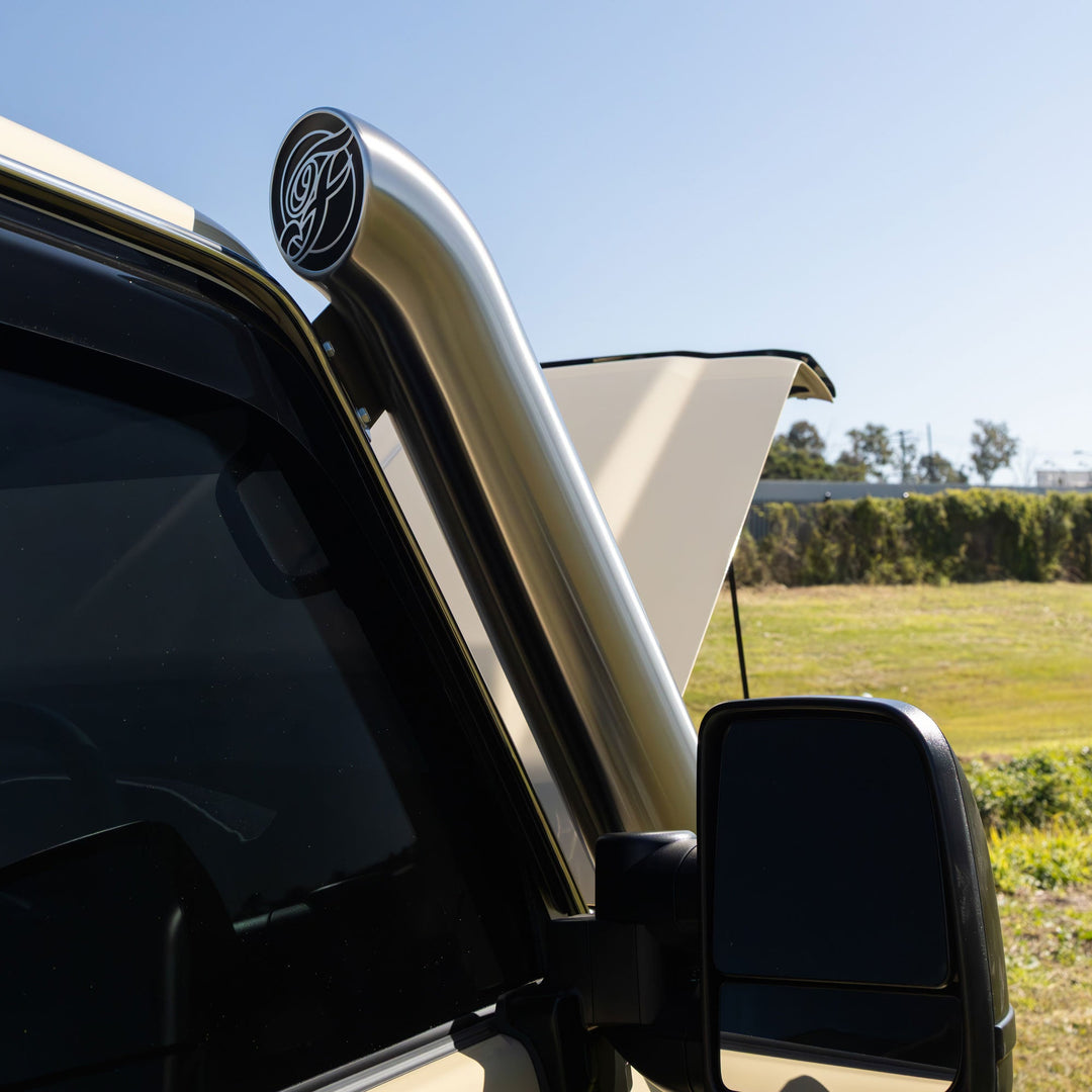 5 Inch Stainless Snorkel to suit Toyota Landcruiser 1VD & 1GD 76/78/79 (Facelift 2023 Onwards)