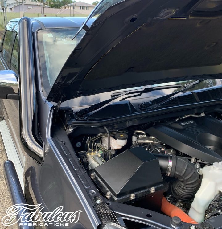Mazda BT50 2020 Onwards Stainless Snorkel and Alloy Panel Filter Airbox Kit (Short & Mid Entry Available)