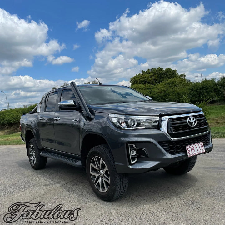 Toyota Hilux N80 Stainless Snorkel - Short Entry