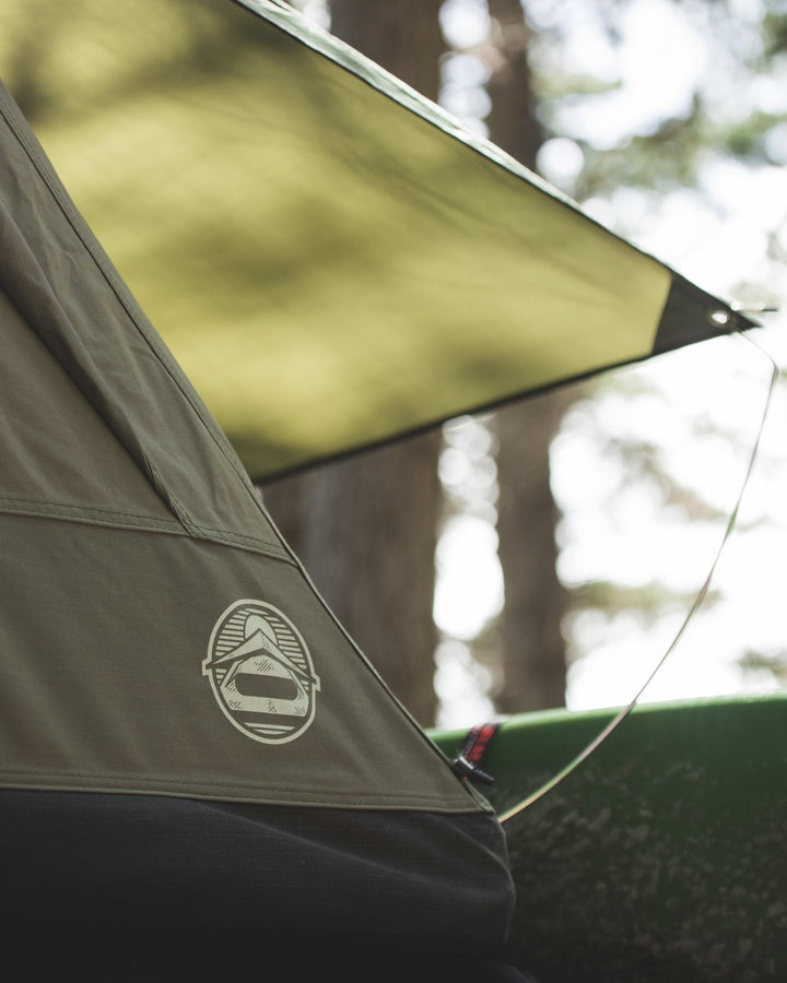 Crow's Nest Soft Shell Rooftop Tent - Extended - Green