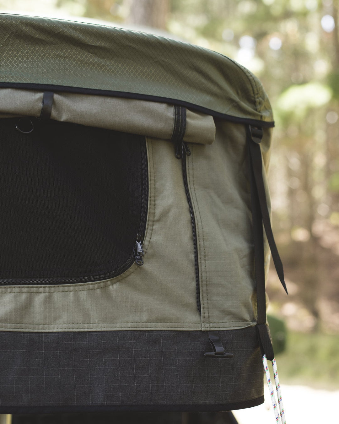 Crow's Nest Soft Shell Rooftop Tent - Extended - Green