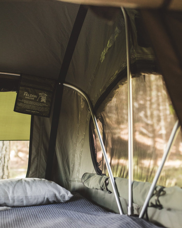 Crow's Nest Soft Shell Rooftop Tent - Extended - Green