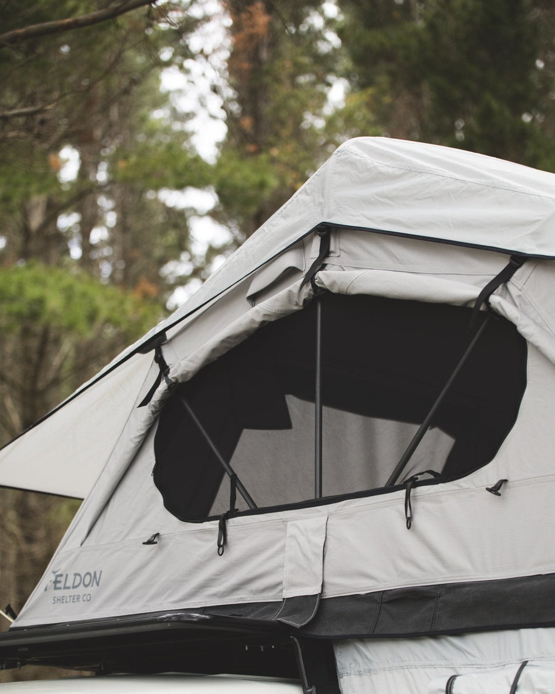 Crow's Nest Soft Shell Rooftop Tent - Extended - Grey