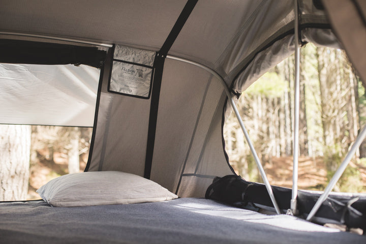 Crow's Nest Soft Shell Family Rooftop Tent Bundle - Grey