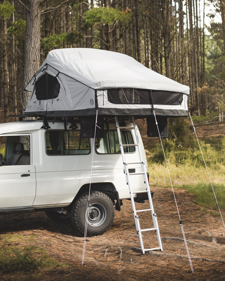 Crow's Nest Soft Shell Family Rooftop Tent Bundle - Grey