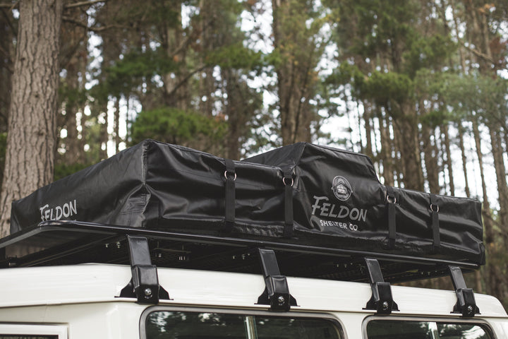 Crow's Nest Soft Shell Family Rooftop Tent Bundle - Grey