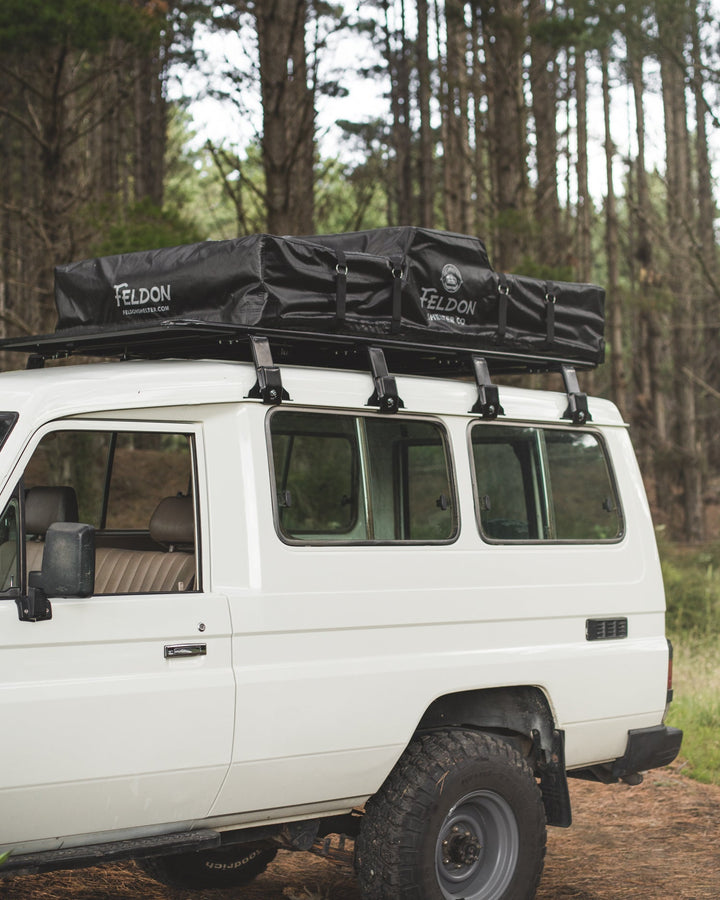 Crow's Nest Soft Shell Family Rooftop Tent Bundle - Grey