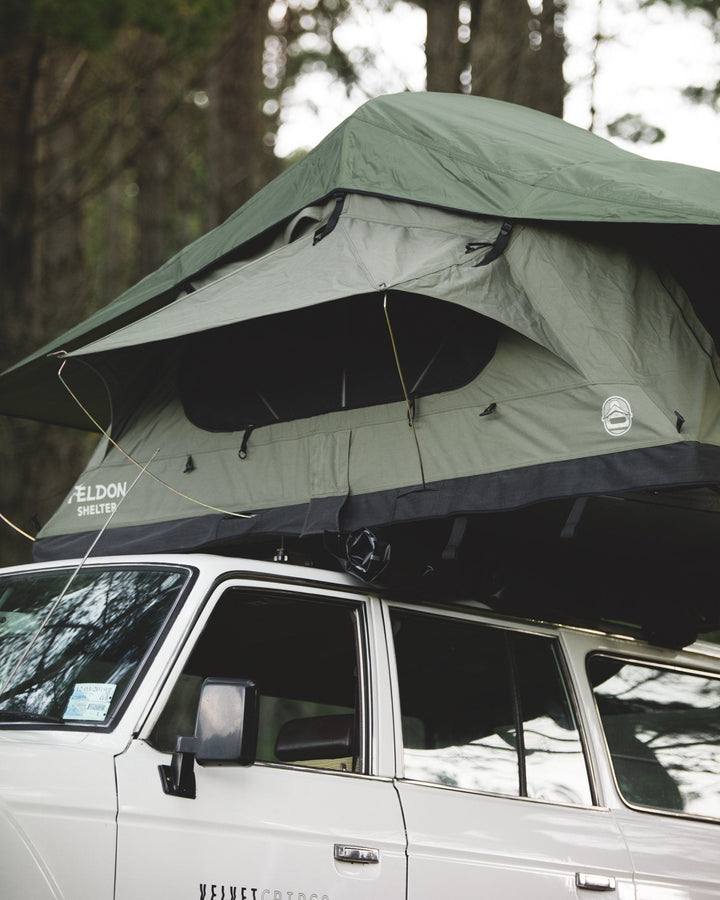 Crow's Nest Soft Shell Rooftop Tent - Regular - Green