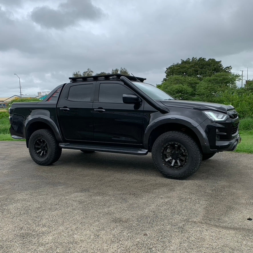 Isuzu Dmax 2020 Onwards Stainless Snorkel and Alloy Pod Filter Airbox Kit (Short & Mid Entry Available)