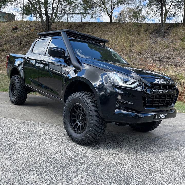 Isuzu Dmax 2020 Onwards Stainless Snorkel and Alloy Panel Filter Airbox Kit (Short & Mid Entry Available)