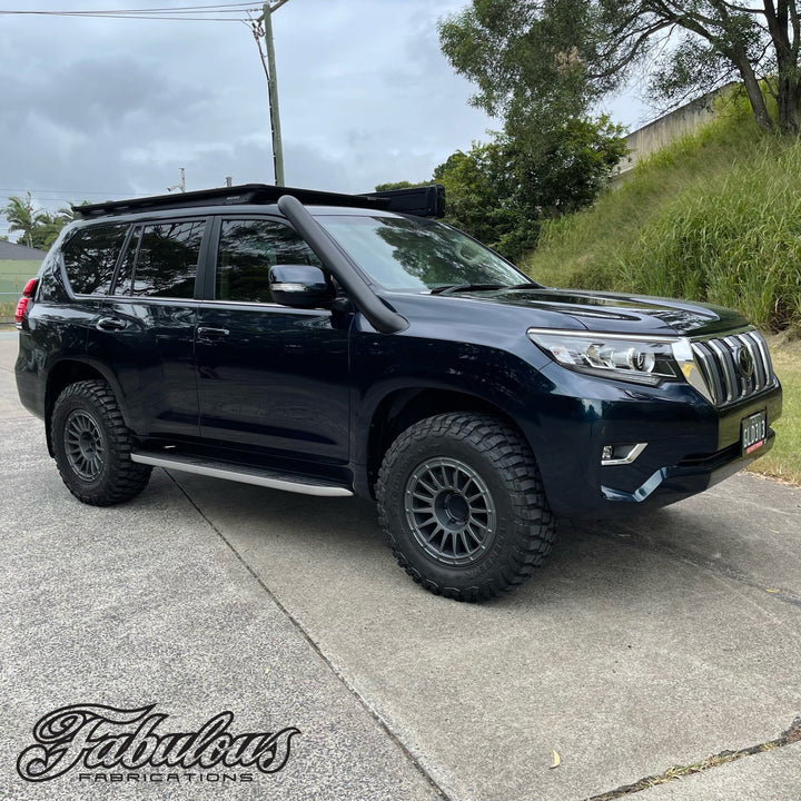 Toyota Landcruiser Prado 150 Series Mid Entry Stainless Snorkel
