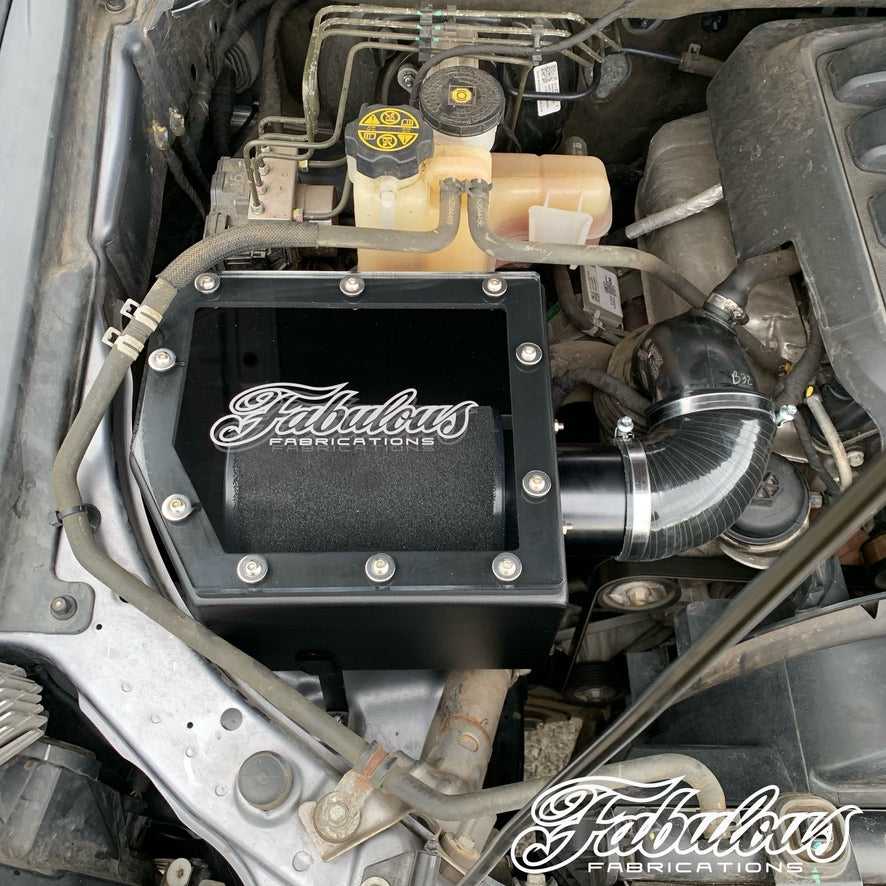 Holden Colorado RGI and RG II Short Entry Stainless Snorkel and Alloy Airbox Kit
