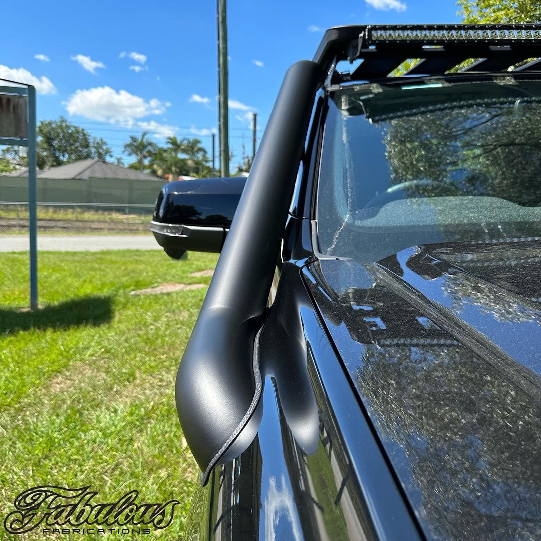 FORD RANGER NEXT GEN 4 INCH STAINLESS SNORKEL AND ALLOY WASHER BOTTLE KIT (SHORT & MID ENTRY AVAILABLE)