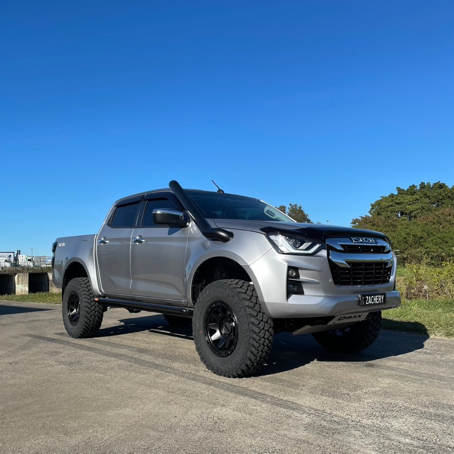 Isuzu Dmax 2020 Onwards Stainless Snorkel and Alloy Panel Filter Airbox Kit (Short & Mid Entry Available)