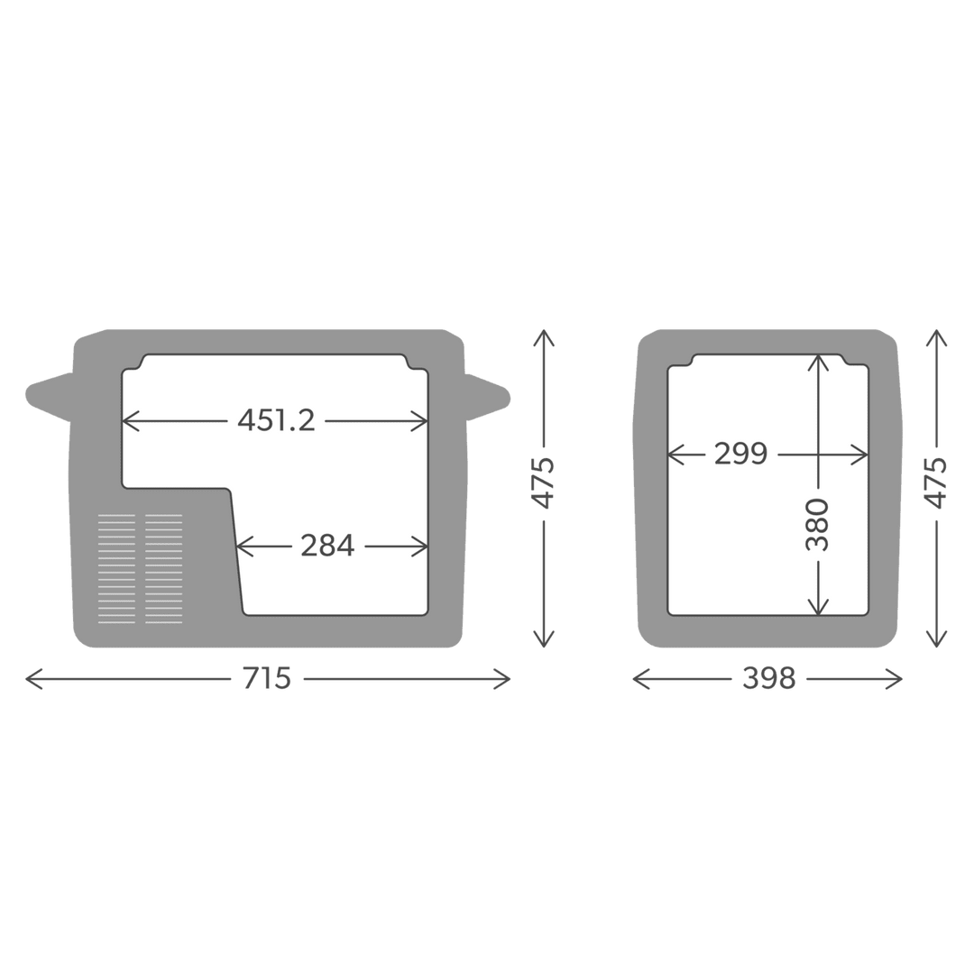 CFF 44L Fridge or Freezer with Cover