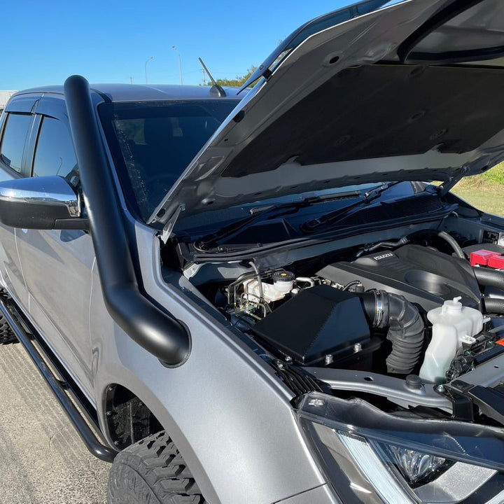 Isuzu Dmax 2020 Onwards Stainless Snorkel and Alloy Panel Filter Airbox Kit (Short & Mid Entry Available)