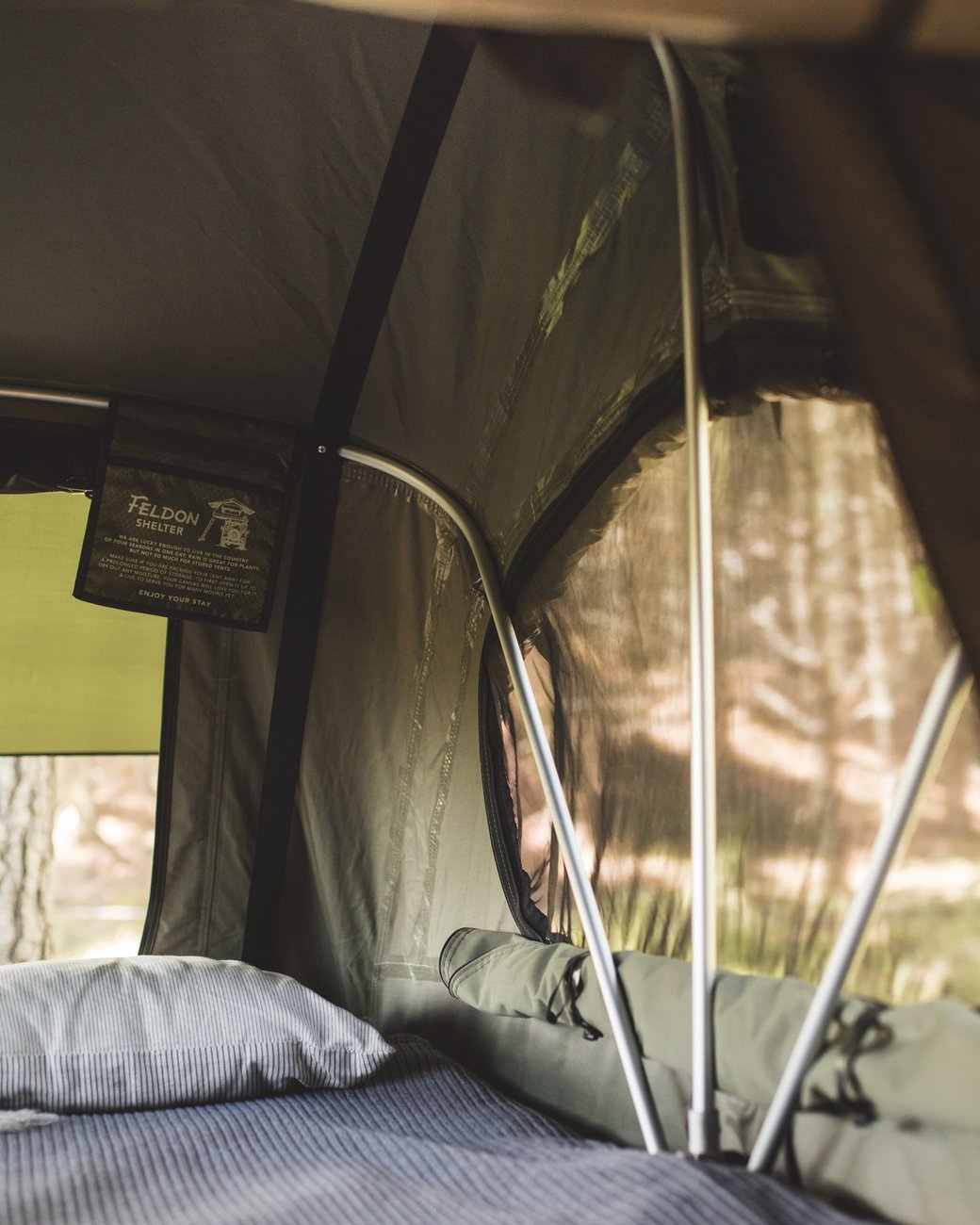 Crow's Nest Soft Shell Rooftop Tent - Regular - Green