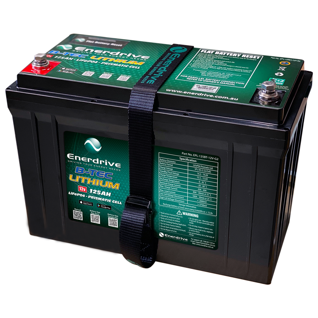 B-TEC LiFeP04 12v 125Ah G2 Lithium Battery