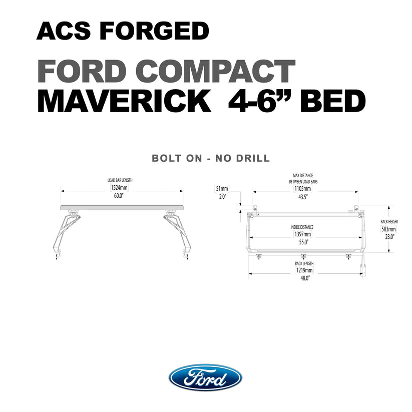 ACS FORGED Bed Rack for FORD TRUCKS