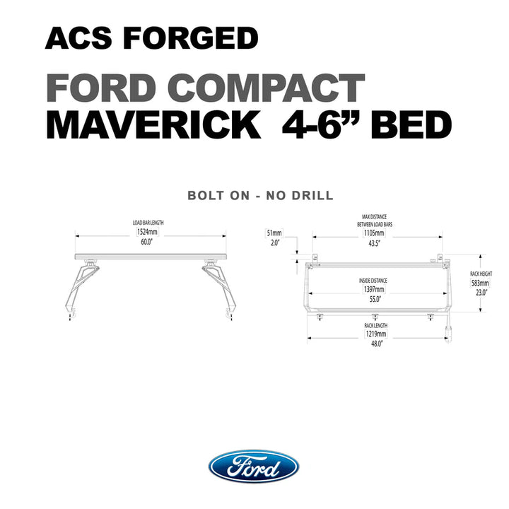 ACS FORGED Bed Rack for FORD TRUCKS