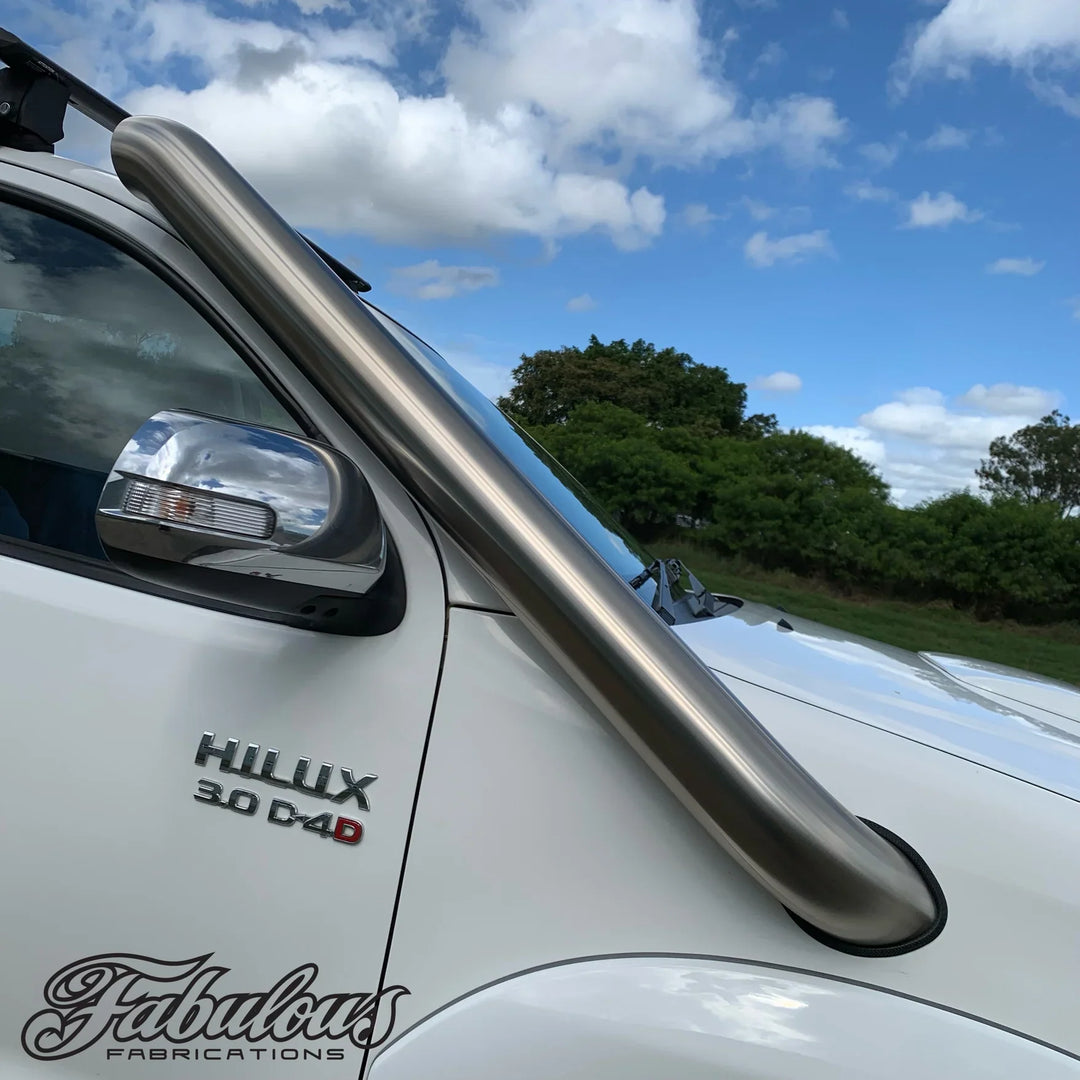 Toyota Hilux N70 Stainless Snorkel - Short Entry