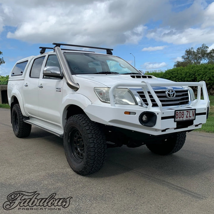 Toyota Hilux N70 Stainless Snorkel - Short Entry