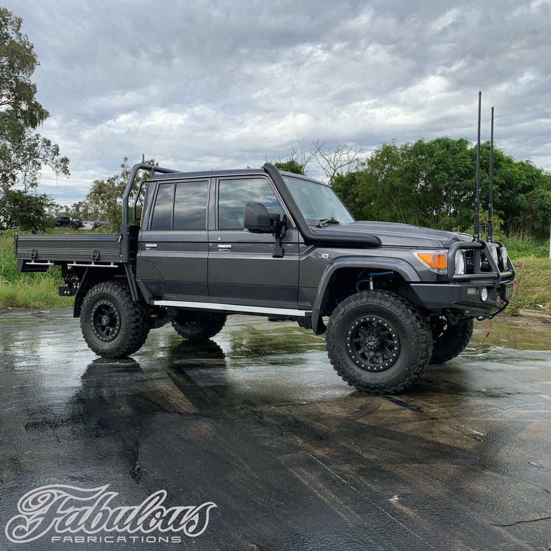 4 inch Stainless Snorkel to suit Toyota Landcruiser VDJ 76/78/79