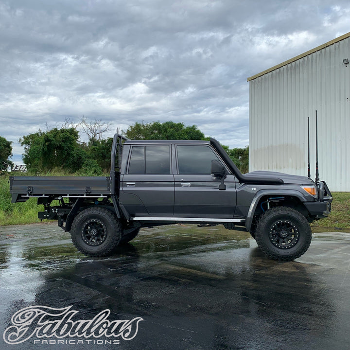 4 inch Stainless Snorkel to suit Toyota Landcruiser VDJ 76/78/79