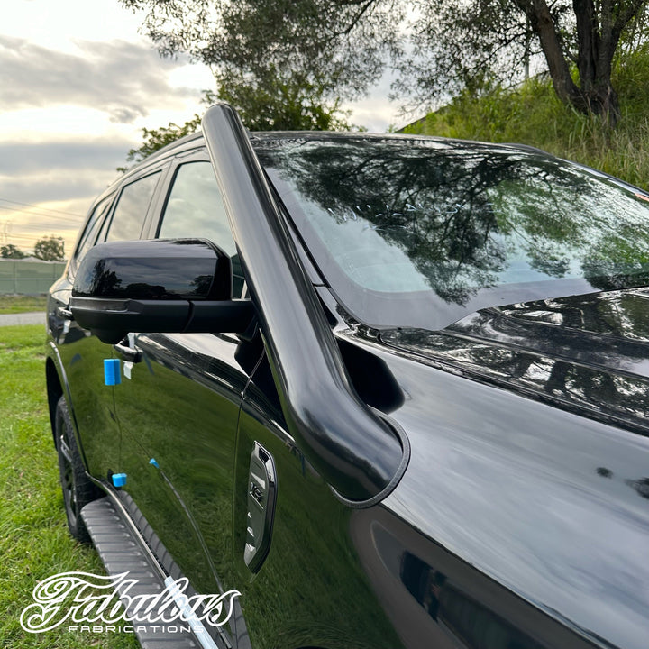 Ford Everest Next Gen 4 Inch Stainless Snorkel and Alloy Washer Bottle Kit (Short & Mid Entry Available)