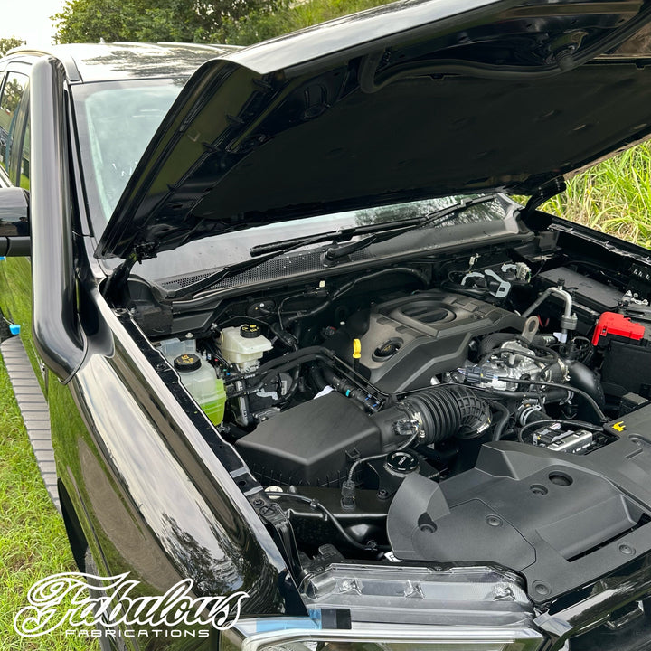 Ford Everest Next Gen 4 Inch Stainless Snorkel and Alloy Washer Bottle Kit (Short & Mid Entry Available)