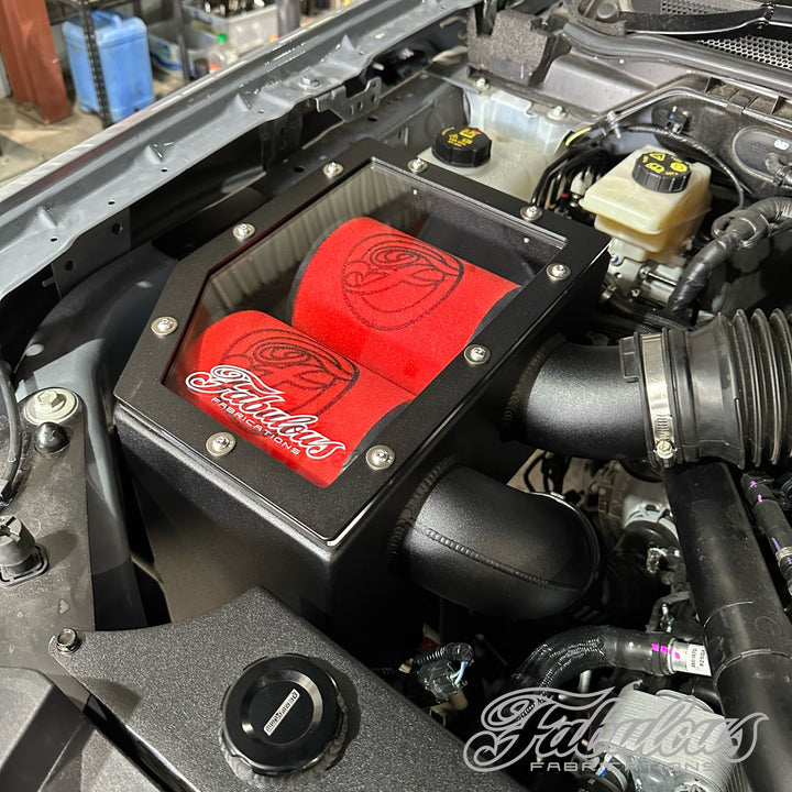 Ford Ranger Raptor Next Gen 4 Inch Stainless Snorkel and Twin Intake Alloy Airbox Kit