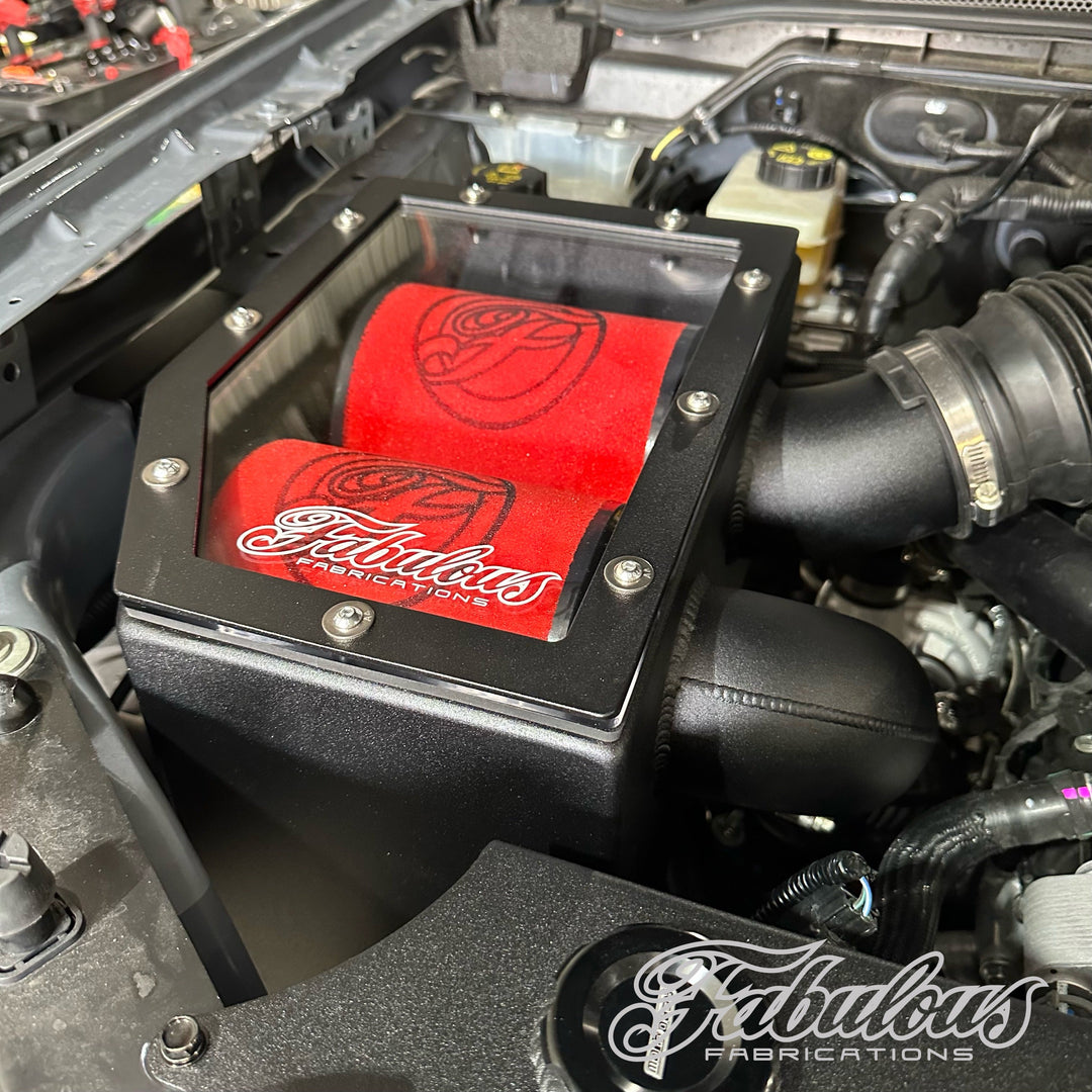 Ford Ranger Raptor Next Gen 4 Inch Stainless Snorkel and Twin Intake Alloy Airbox Kit