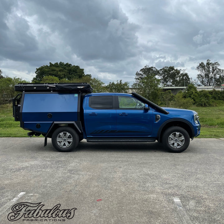 Ford Ranger Next Gen 4 Inch Stainless Snorkel Kit and Alloy Airbox Kit (Short & Mid Entry Available)