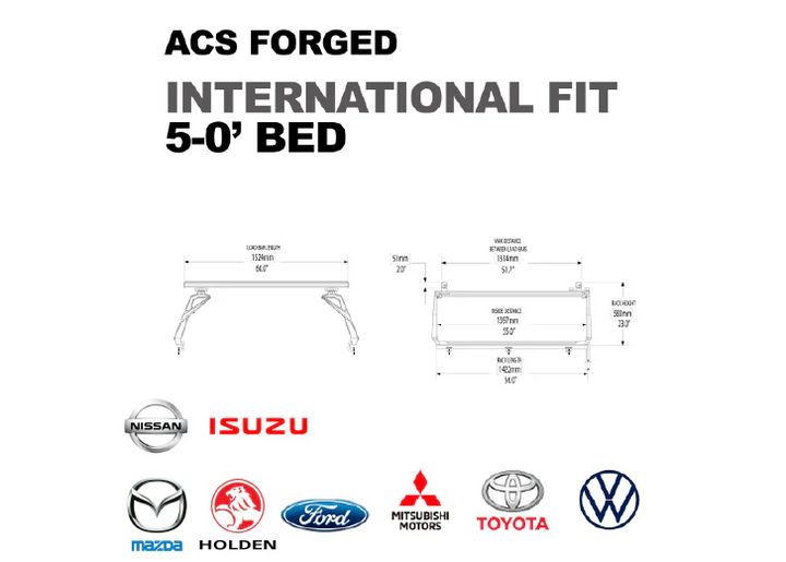 ACS FORGED Bed Rack for NEW ZEALAND UTES