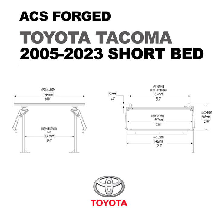 ACS FORGED Bed Rack for TOYOTA TRUCKS