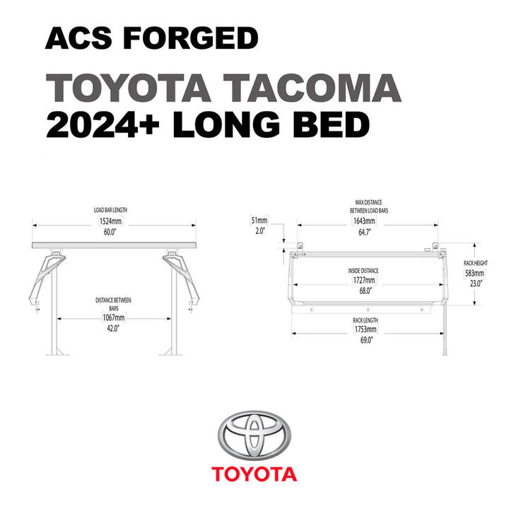 ACS FORGED Bed Rack for TOYOTA TRUCKS