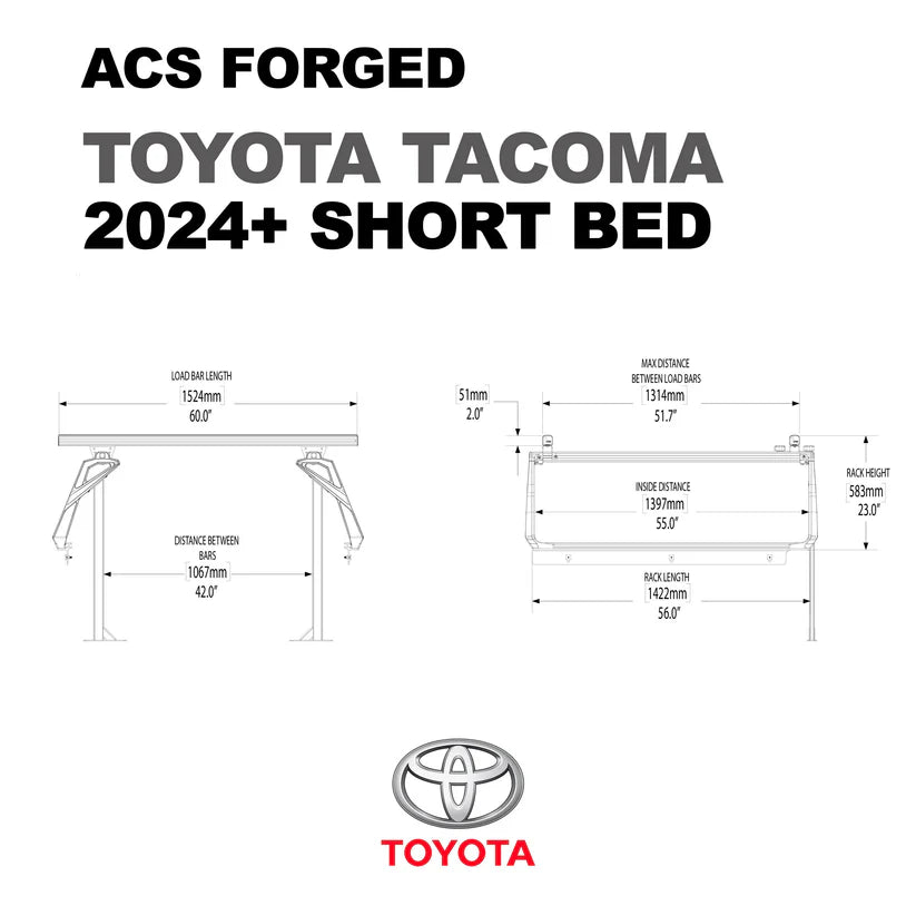 ACS FORGED Bed Rack for TOYOTA TRUCKS