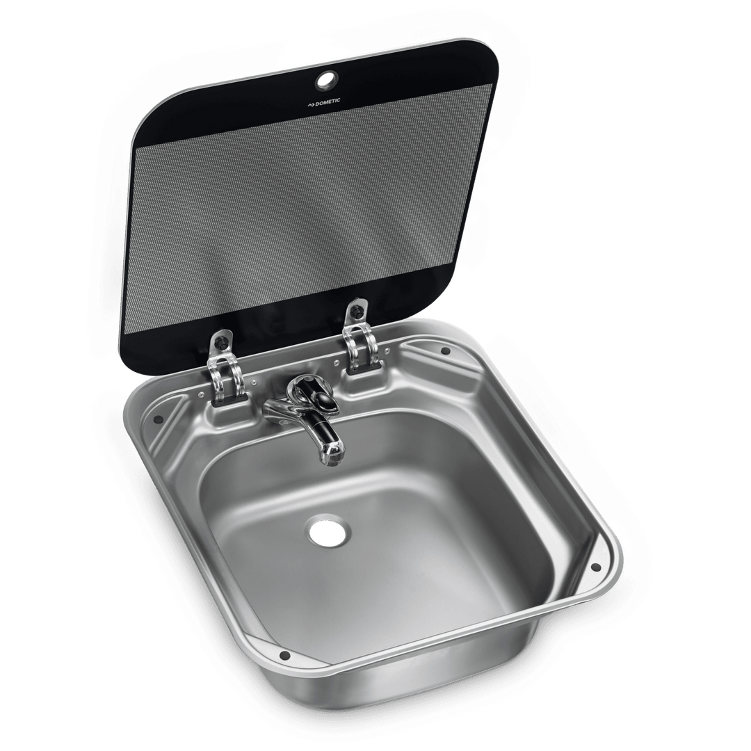 Square Sink with Tap