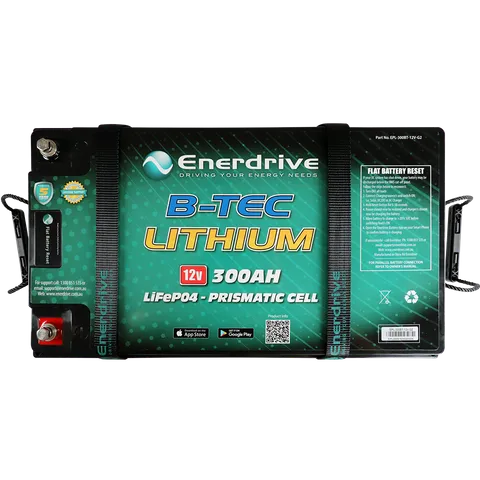 B-Tec LiFeP04 12v 300Ah G2 Lithium Battery